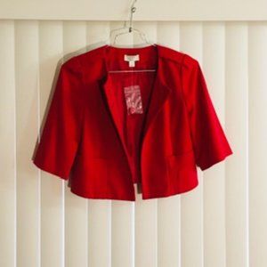 LOFT cute 3/4 sleeve crop jacket (NWOT)